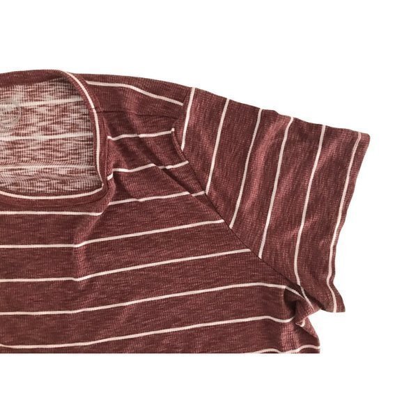 Maurice's Women's Plus Size 2XL Pink striped Short‎ Sleeve T-shirt - Picture 3 of 4